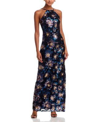 Sequinned Maxi Dress