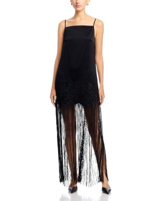 Nino Fringe Trim Dress
