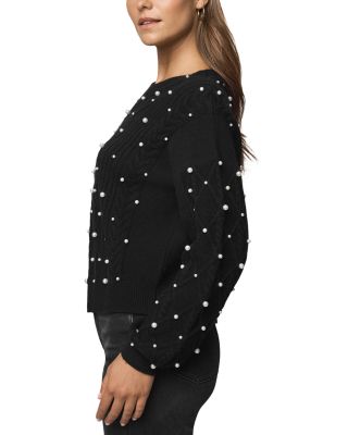 Demi Pearl Crewneck Sweater