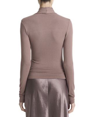 Fixed Wrap Long Sleeve Top