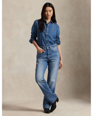 Denim Button Down Shirt