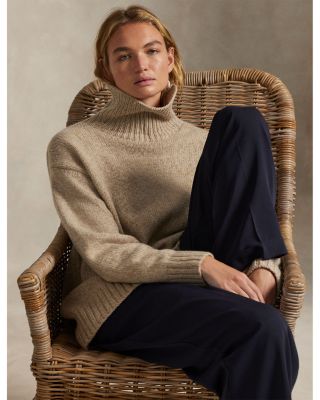 Wool Cashmere Turtleneck Sweater