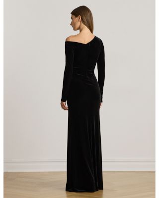 Velvet Asymmetrical Gown