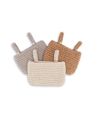 Charlie Farmhouse Crochet Crib Storage, 3 Pack