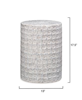 Wildflower Indoor/Outdoor Ceramic Side Table