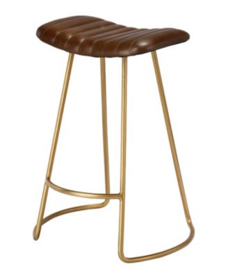 Theo Leather Counter Stool