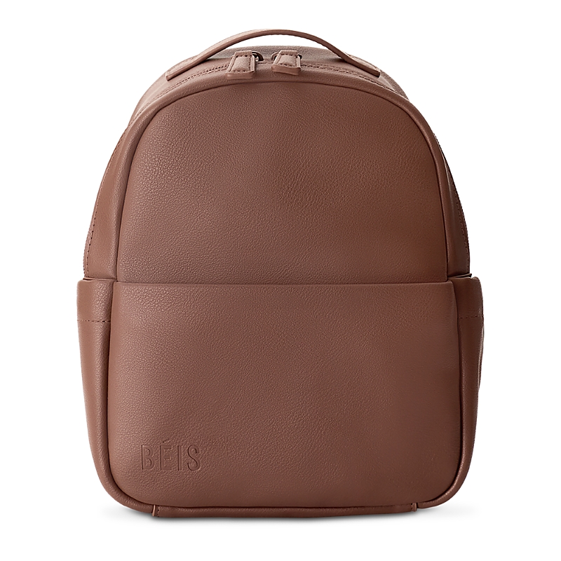 Beis The Essential Mini Backpack In Brown