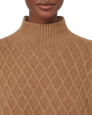 Pure 2 Moli Funnel Neck Cable Knit Sweater