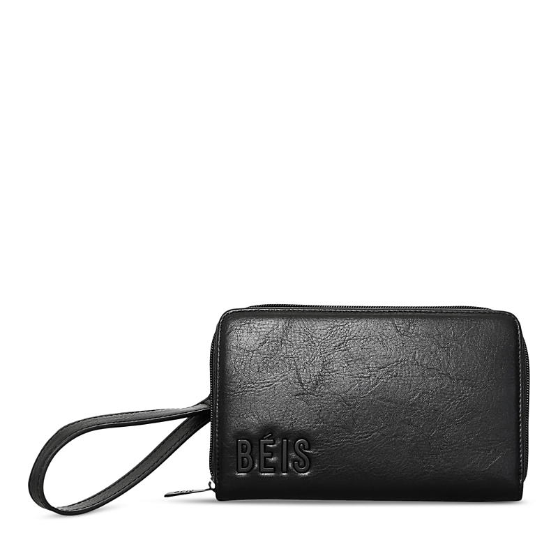 Beis The Travel Zip Wallet In Black