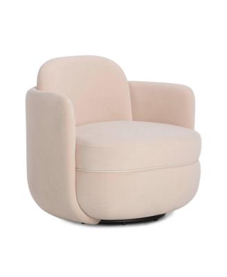 Wolfie Velvet Swivel Chair