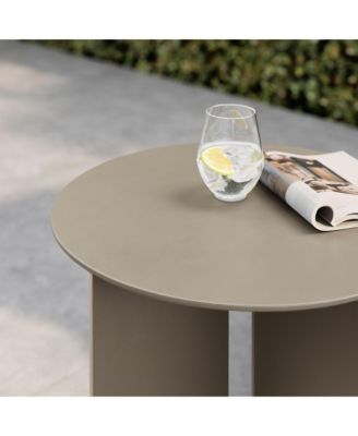 Tecton Outdoor Patio Aluminum Side Table