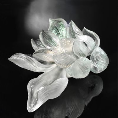 Lotus Consciousness Medium Crystal Sculpture