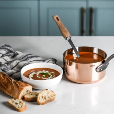 0.8 Quart Copper Saucepan