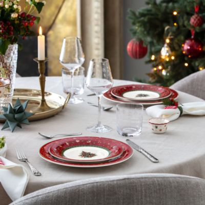 Toy&#39;s Delight Red Round Dinner Plate