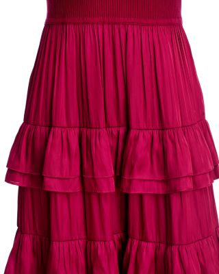 Klea Sleeveless Tiered Midi Dress