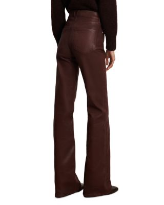 Crosbie High Rise Wide Leg  Jeans in Raisin