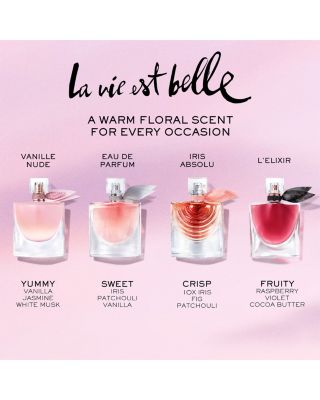 La vie est belle Elixir Holiday Festive Collection Limited Edition Gift Set 1.7 oz.