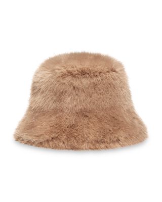 Oversized Faux Fur Bucket Hat