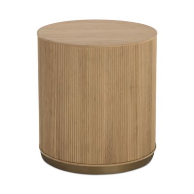 Kalla Side Table, Rustic Oak