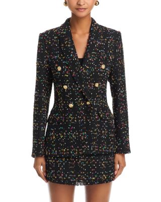 Rainbow Tweed Cutaway Blazer - Exclusive