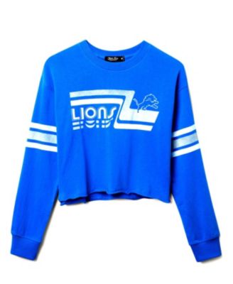 Women's NFL Detroit Lions Retro Crop Fleece
