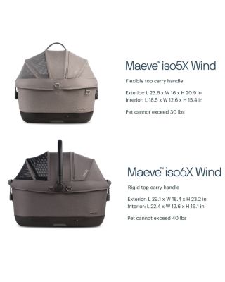Maeve iso6X Wind Pet Car Seat + Travel System