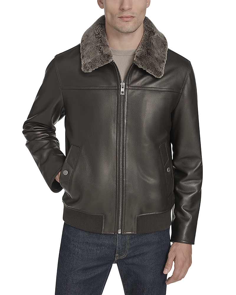 Andrew Marc Hedland Aviator Leather Jacket