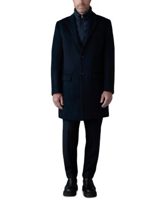 3-in-1 Wool Coat with Removable Down Liner