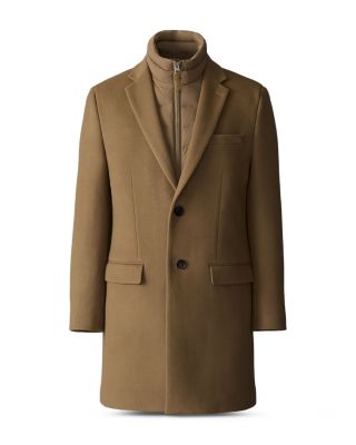 3-in-1 Wool Coat with Removable Down Liner