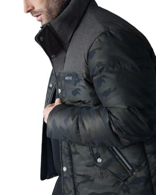 Everett Technical Camo Quilted Down Jacket