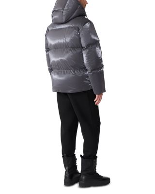 Kent-Glo High Gloss Quilted Hooded Down Jacket