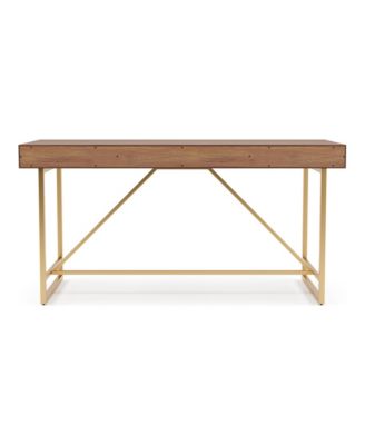 Axole Metal Base Desk with Drawer