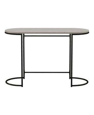 Caton Steel Base Oval Writing Desk