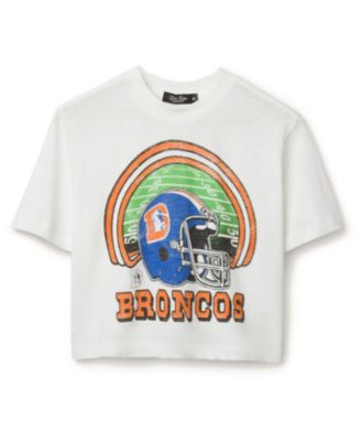 Women's NFL Denver Broncos Game Time Mock Neck Crop Tee