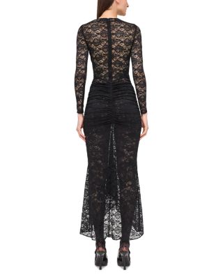 Nelli Lace Plunge Neck Dress