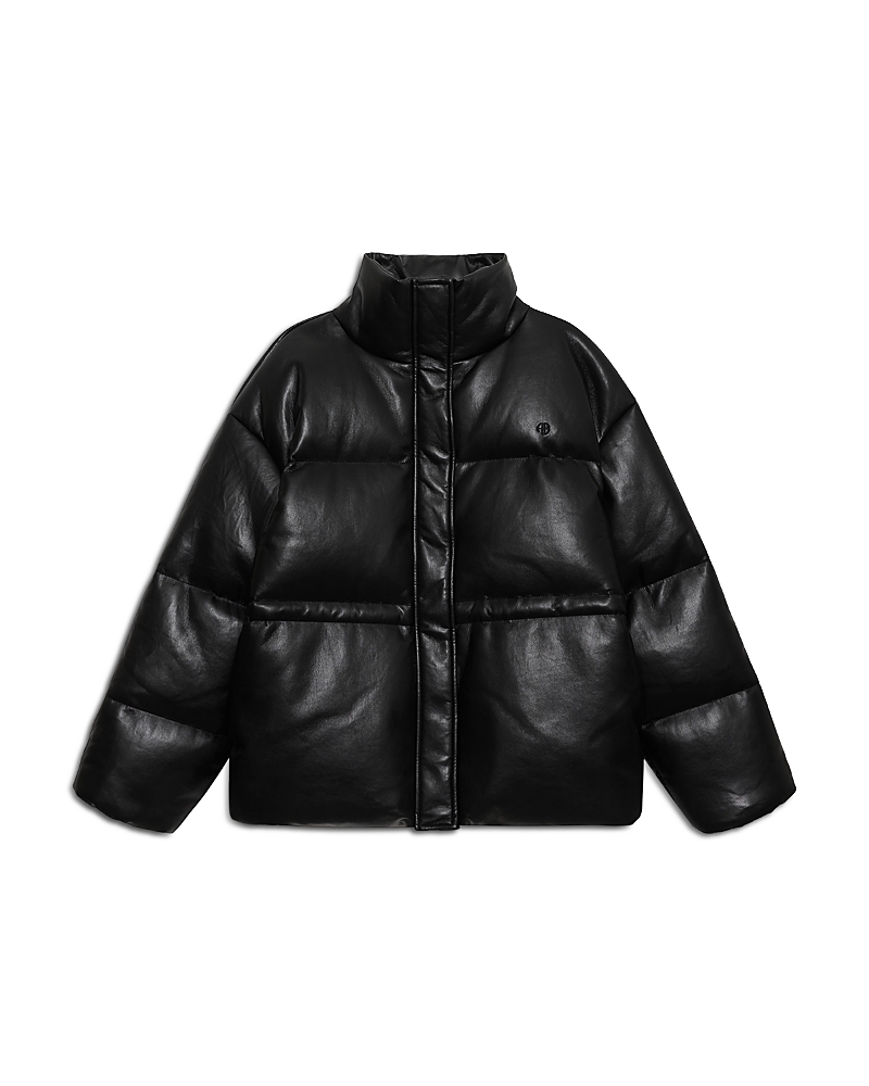 Anine Bing Oslo Puffer Coat In Black