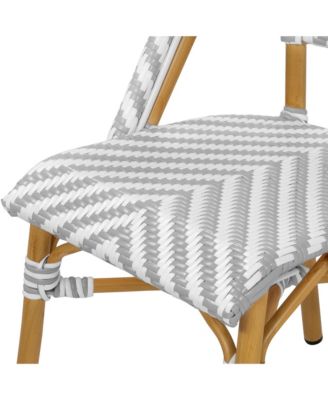 Tempata Aluminum and Resin Wicker Outdoor Dining Chair, Set of 2