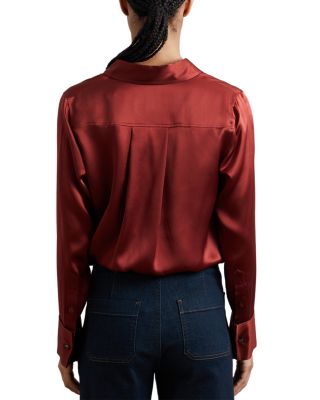 Ameira Silk Satin Shirt