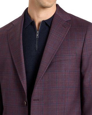 Winfred Plaid Modern Fit Suit Jacket