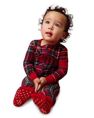 Unisex Tartan Plaid Convertible Footie - Baby