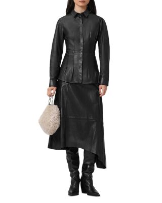 Gia Lea Leather Skirt