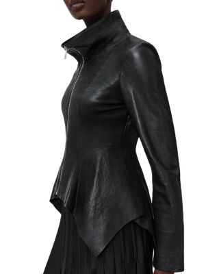 Grace Leather Biker Jacket