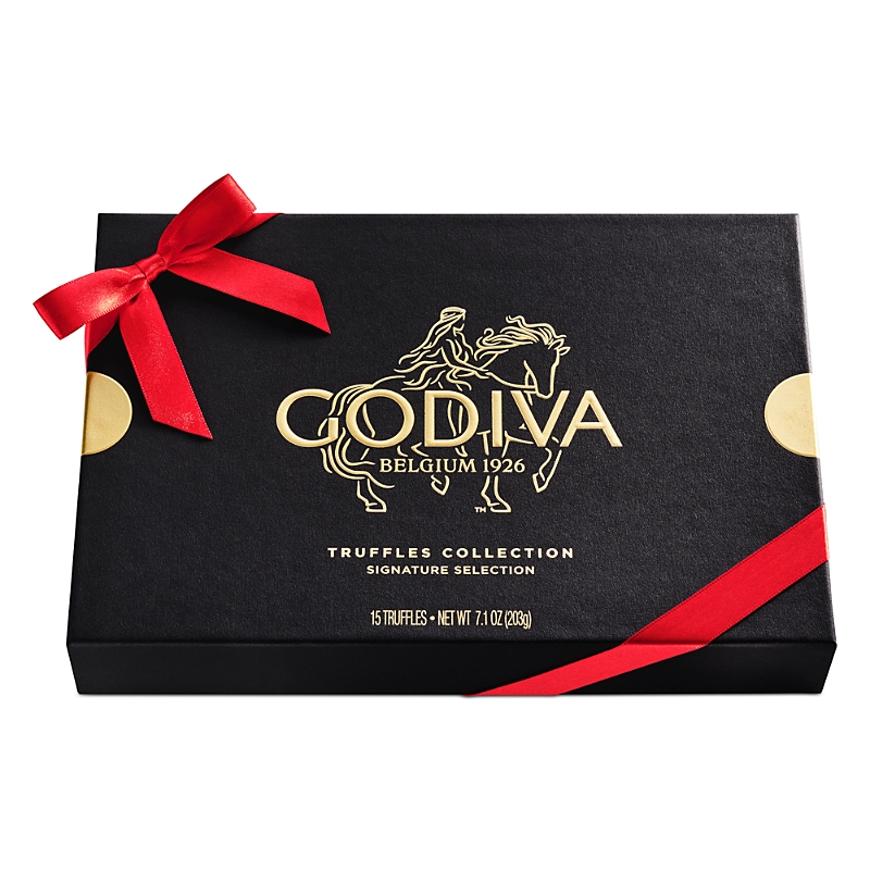Godiva Holiday Assorted Chocolate Truffles Gift Box, 15 Piece