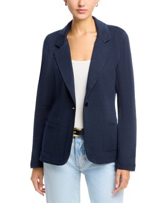 Knit Patch Pocket Blazer