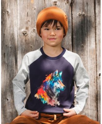 Boys' Long Raglan Sleeve Jersey Tee - Little Kid