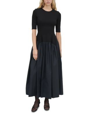 Gathered Drop Waist Dress