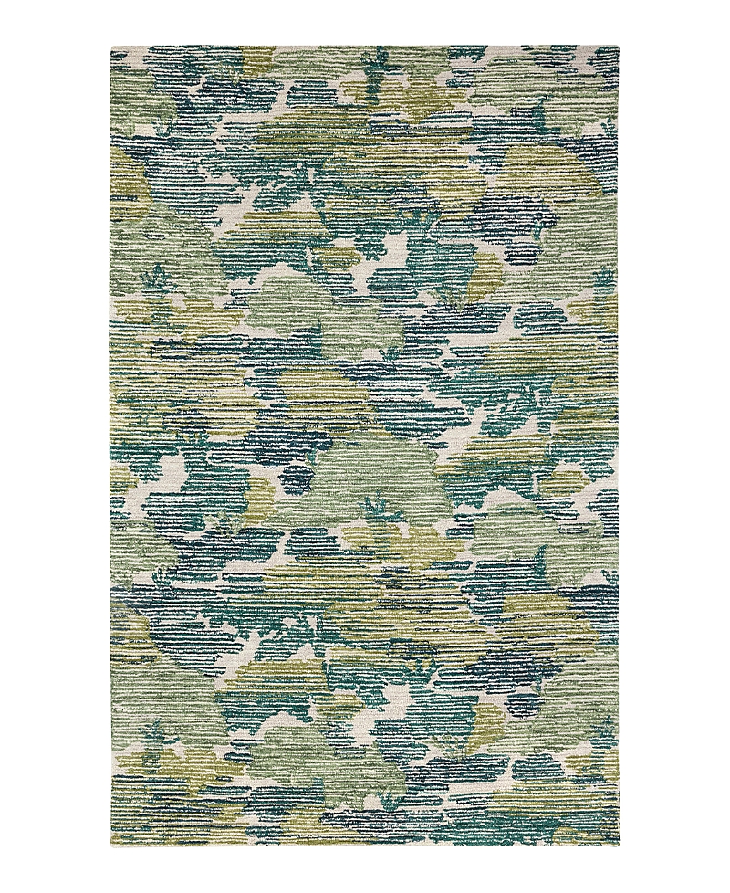 Dash & Albert By Annie Selke Dash Albert By Annie Selke Ladycross Da1988 Runner, 2'6x8'0 In Green