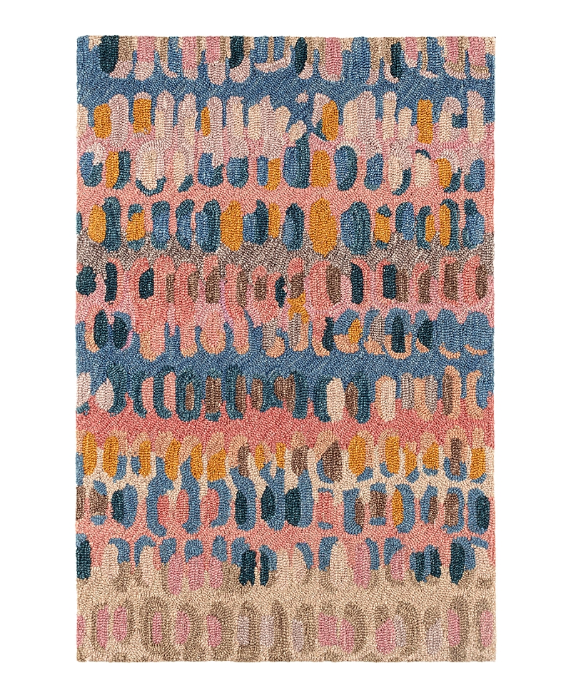 Dash & Albert By Annie Selke Dash Albert By Annie Selke Paint Chip Wool Da1832 Area Rug, 3'0x5'0 In Multi