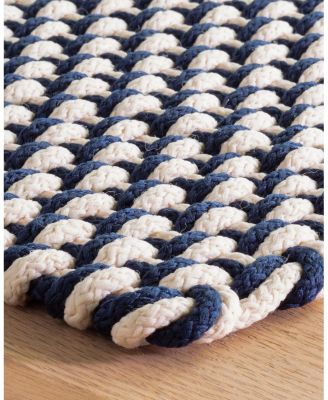 Dash  Albert by Annie Selke Two-Tone Rope Indoor/Outdoor RDB221 Area Rug, 6'0"x9'0"