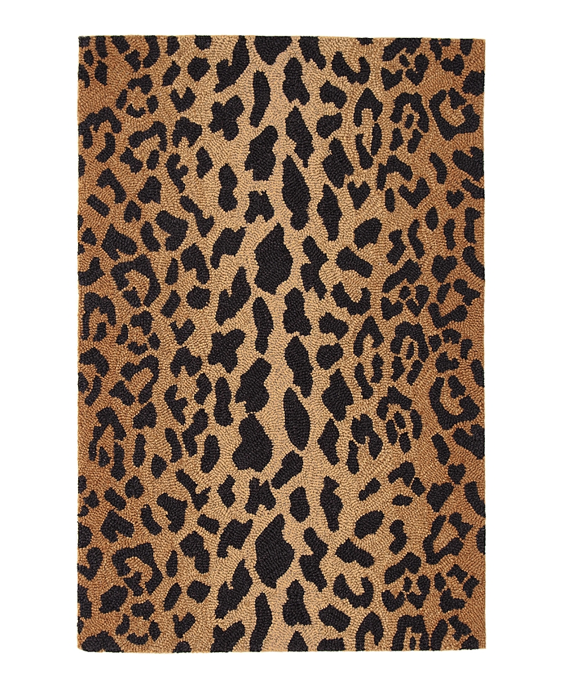 Dash & Albert By Annie Selke Dash Albert By Annie Selke Leopard Rda372 Area Rug, 8'0x10'0 In Brown